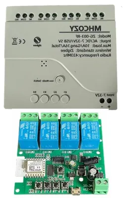 Productafbeelding van 4-kanaals ZigBee Smart Timer Schakelaar voor Slimme Huizen