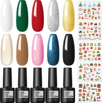 Produktbild von Gel Nagellack Kit Soak Off UV Led Nail Gel Long Lasting Nail Gel Manicure Tools Manicure Set Nail Art Starter Manicure Art Salon DIY at Home(beliebte)