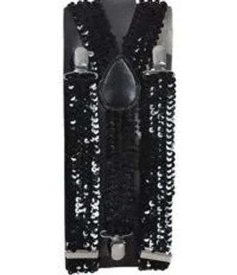 Produktbild von Pailletten Hosenträger schwarz