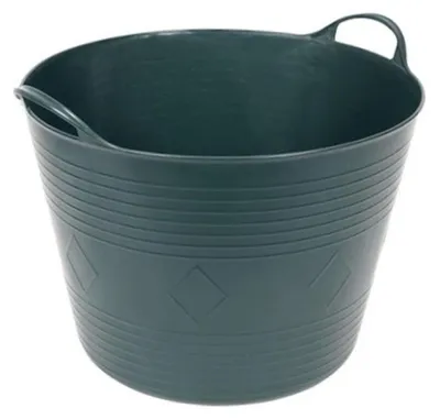 Produktbild von Universal Gartenkübel dunkelgrün Flexiwanne Garten Laubsammler Abfallbehälter