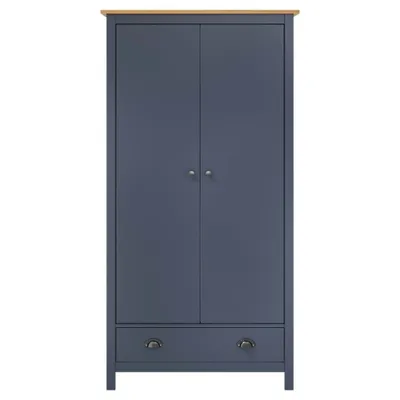 Produktbild von VidaXL 288949, Grau, Garderobe, 1 Regale, 2 Tür(en), Grau, Holz
