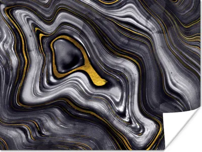 Produktbild von MuchoWow® Poster Steine - Achat - Geode - Marmor 120x90 cm - Wandbild