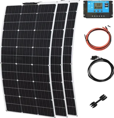 Obrázek produktu pro Solární panel, vodotěsný design, vysoká účinnost, 450 W 12 V 36 V sada W