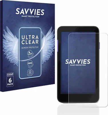 Produktbild von 6x Für Zettle Terminal (by Paypal) Schutzfolie Savvies Displayschutz Display Schutz Folie Klar Transparent
