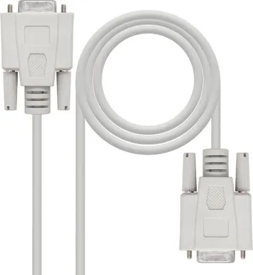 Produktbild von Kabel NANOCABLE 10.14.0602 Beige 1,8 m DB9