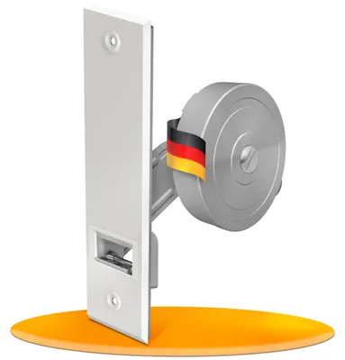 Produktbild von Rolladen Gurtwickler Unterputz 23mm, Rollladen Aufwickler mit Abdeckung