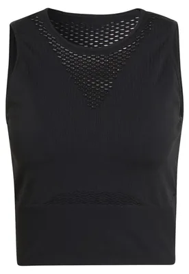 Immagine prodotto di Adidas - Canotta "Aeroknit" da donna, taglio corto, taglia 36 (DE), colore nero (GT33697)