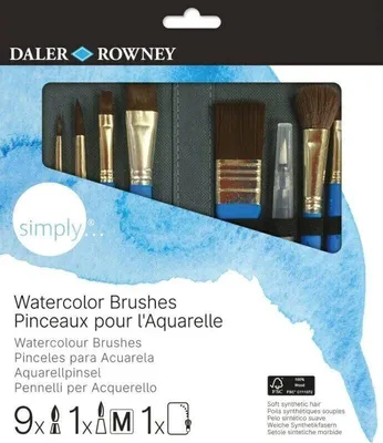 Immagine prodotto di Daler Rowney Simply Brush Set 10 pezzi