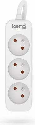 Immagine prodotto di HSK DATA Kerg M02387 3 Earthed sockets - 1 5m power strip with 3x1 5mm2 cable 16A