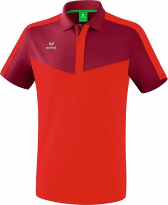 Produktbild von Erima Squad Poloshirt Herren - Bordeaux / Rot