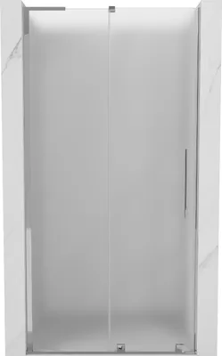 Produktbild von Mexen Velar L Schiebetür für Dusche 120 cm, Frost, Chrom - 871-120-003-31-01