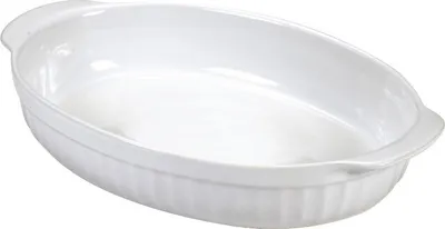 Produktbild von Guardini Ovaler Keramik-Bräter, 30x18 cm, Weiß