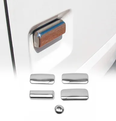 Image de Couverture de poignée de porte pour Ford Transit 2000-2014 en Acier Inox 5Pcs