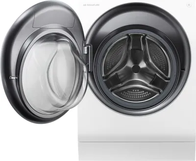 Image de LG SIGNATURE LSWD100E Lave-linge séchant pose libre chargement frontal blanc A