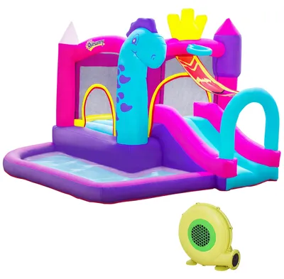 Image de Château gonflable, toboggan, trampoline, dimensions : 300 x 270 x 200 cm