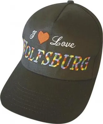 Produktbild von Baseballcap mit Einstickung - I love Wolfsburg - 68057 schwarz