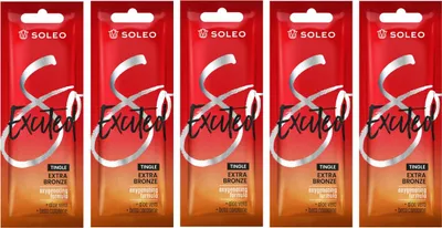 Productafbeelding van Soleo Excited Bronzer Tingle bruiningslotion met tingle-effect 150 ml 5 stuks