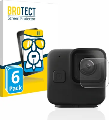 Produktbild von 6x BROTECT Schutzglas für GoPro Hero 11 mini Linse (Gehäuse) Schutzfolie Panzer Folie Glas Display Schutz klar
