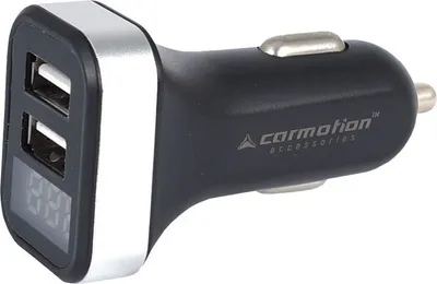 Obrázek produktu pro 2x USB nabíječka s voltměrem pro auto 12/24V