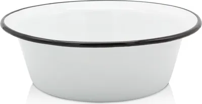 Produktbild von Karl Krüger 101361 Schüssel emailliert, weiß, Ø 36 cm