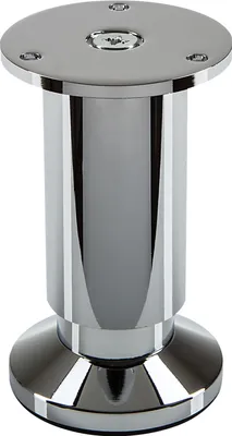 Produktbild von Möbelfuß Alpha 100 mm Chrom poliert