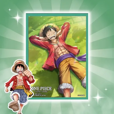 Produktbild von One Piece Card Game – Offizielle Kartenhüllen Luffy | 70 Sleeves | EX 5 ST21 + Heartforcards Versandschutz