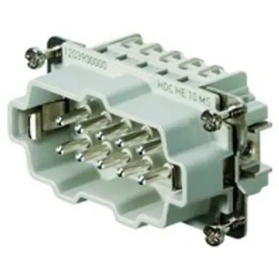 Obrázek produktu pro Pinová vložka 10p 450V 16A - Kolíková vložka pro konektor 10p HDC HE 10 MS