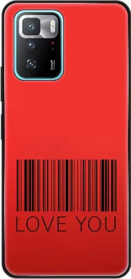 Produktbild von König Design Hülle kompatibel mit Xiaomi Poco X3 GT Kunststoff Soft Handyhülle - Handy Case Love You