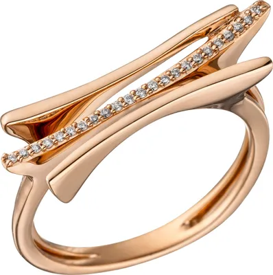 Produktbild von Ring Damenring mit 23 Diamanten Brillanten 585 Gold Rotgold Diamantring Innenumfang 52mm  Ø16.6mm