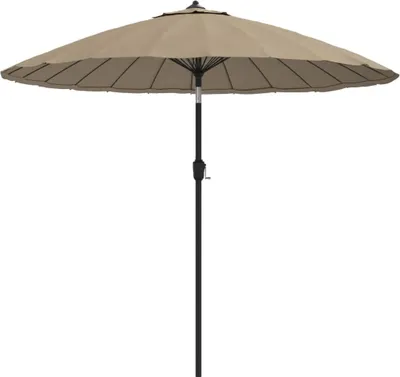 Obrázek produktu pro vidaXL Slunečník s hliníkovým stožárem 270 cm Taupe
