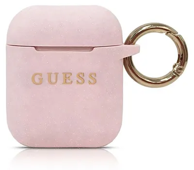 Obrázok produktu pre Guess Guaccsilgllp Obal Na Airpods Svetlo Ruov/Ruov Siliknov Lesk