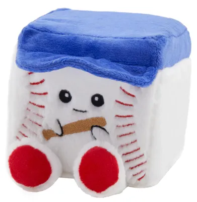 Image de MGM Toy - Squarepal - Balle de baseball - Peluche anti-stress - 193618 - Mousse à mémoire de forme - Gadget