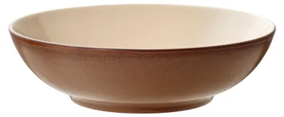 Produktbild von BITZ Schale 24cm Wood Sand, Salatschüssel, Rund, Steingut, Sand, Holz, 24 cm, 65 mm
