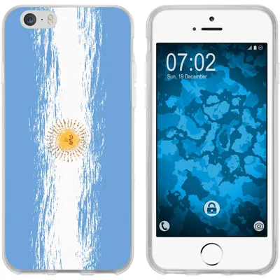 Produktbild von PhoneNatic Case kompatibel mit Apple iPhone 6 Plus / 6s Plus Silikon-Hülle WM Argentinien M1