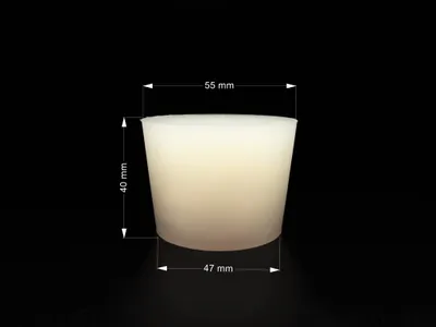Produktbild von Silikon Stopfen 55/47mm - Silikonstopfen