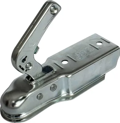 Produktbild von STEELPRESS Kugelkupplung ZSK-0750J 50 mm, zGG 750 kg, Vierkantdeichsel 70 mm, Stützlast 75 kg, Bohrabstand 90, Anzeige Sperre, Anhänger