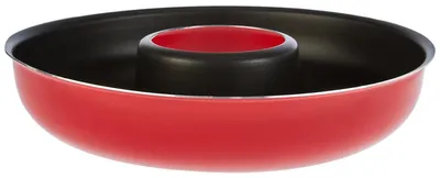 Immagine prodotto di Stampo per savarin - Acciaio - 26 cm - Rosso - Lavabile in lavastoviglie
