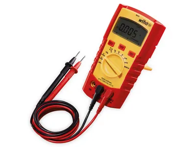 Produktbild von Wiha Digitalmultimeter bis 1.000 V AC CAT IV inkl. 2x AAA Batterien - Maxami