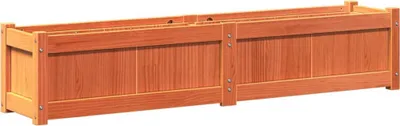 Produktbild von vidaXL Pflanzkübel Wachsbraun 150x31x31 cm Massivholz Kiefer