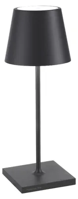 Kabellose Tischlampe Poldina Pro Mini, Touch, dimmbar, 30 cm, dunkelgrau