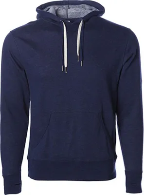 Produktbild von Independent PRM90HT | Herren Midweight French Terry Hooded Pullover - Farbe: Navy Heather - Größe: S