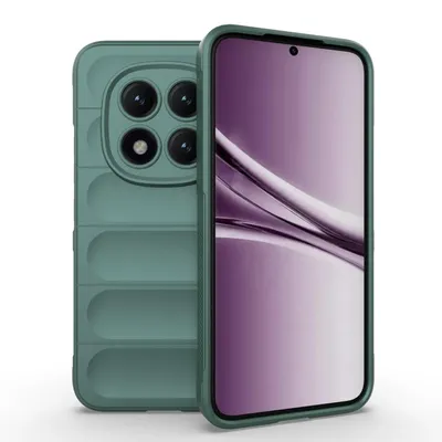 Productafbeelding van MobyDefend Hoesje - Geschikt voor Xiaomi Redmi Note 15 Pro Plus 5G  -  TPU Gripcase - Groen
