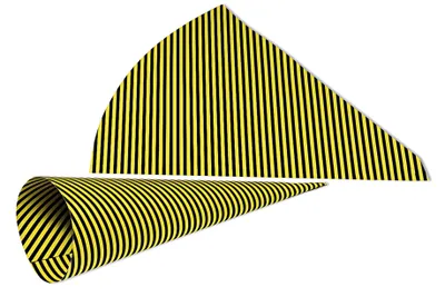 Produktbild von Ursus STREIF.-SCHULTÜTEN 68CM HOCH,10ST.GELB/SCHW.