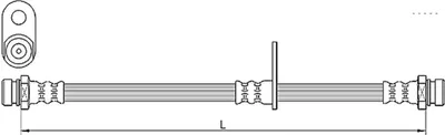 Produktbild von METZGER 4110638 Bremsschlauch für MITSUBISHI GRANDIS (NAW)