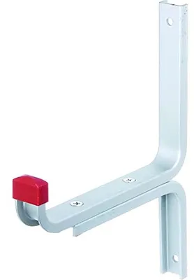 Produktbild von GAH-Alberts Wandhaken abgewinkelt verstärkt, Drinnen, Universalhaken, Edelstahl, Aluminium, Schraube, 50 kg