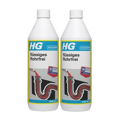 Produktbild von HG flüssiges Rohrfrei 1L (2er Pack)