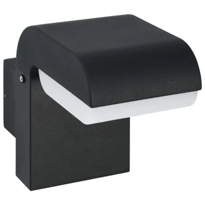 Produktbild von vidaXL Außenwandleuchte LED 9 W Schwarz Oval