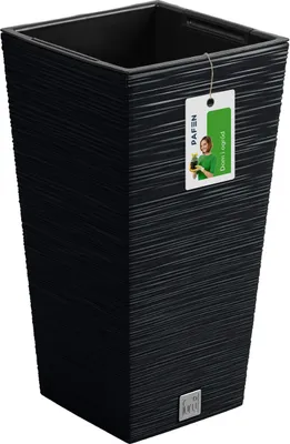 Produktbild von Blumentopf Pflanzkübel FURU Square Balkonkasten Blumenkübel Anthrazit 19 L