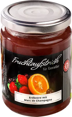 Produktbild von Schrader Erdbeerkonfitüre mit Marc de Champagne