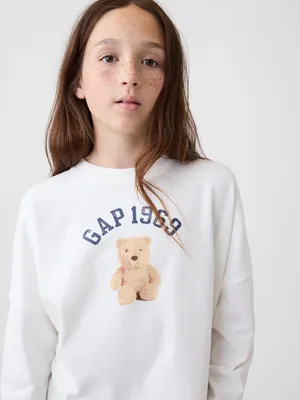 Produktbild von GAP Brannan Bear Heavyweight Kinder-T-Shirt XS